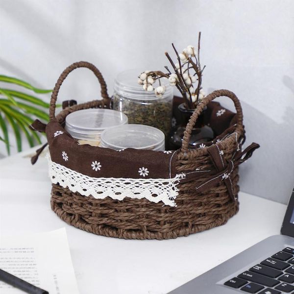 storage baskets pastoral woven basket table to accept cosmetics collect boxes of and cloth keys
storage baskets pastoral woven basket table to accept cosmetics collect boxes of and cloth keys