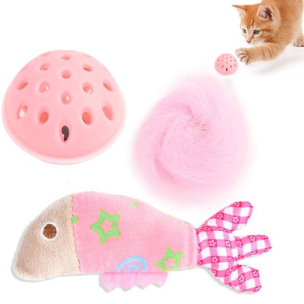 creative catnip bell small fish cat toy interactive pet play toys for training supplies good
creative catnip bell small fish cat toy interactive pet play toys for training supplies good