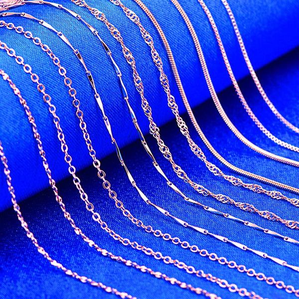 pcs rose gold womens chain necklace water-wave elegant clavicle necklack party minimalist neck chains gift friends, Silver
pcs rose gold womens chain necklace water-wave elegant clavicle necklack party minimalist neck chains gift friends, Silver