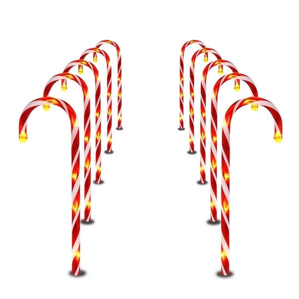 christmas candy cane pathway lights christmas/ year holiday outdoor garden home decorations light navidad 211105
christmas candy cane pathway lights christmas/ year holiday outdoor garden home decorations light navidad 211105