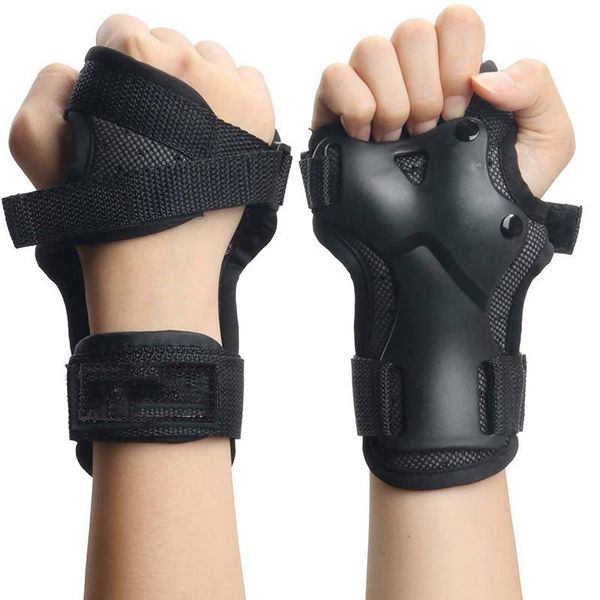 wrist support 1pair roller skating guard for adults/kids skateboard skiing motocross impact sport protective gear, Black;red
wrist support 1pair roller skating guard for adults/kids skateboard skiing motocross impact sport protective gear, Black;red