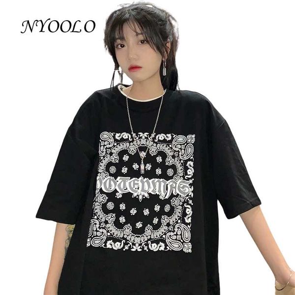 women's t-shirt nyoolo vintage streetwear gothic flowers letters print o-neck short sleeve women men summer harajuku hip hop tee, White
women's t-shirt nyoolo vintage streetwear gothic flowers letters print o-neck short sleeve women men summer harajuku hip hop tee, White