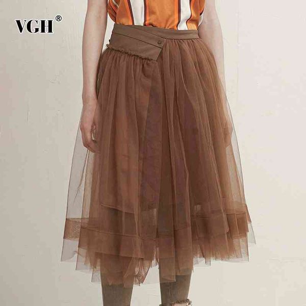 vgh patchwork casual skirt for women high waist mesh loose large size black midi skirts female fashion clothing new autumn 210421
vgh patchwork casual skirt for women high waist mesh loose large size black midi skirts female fashion clothing new autumn 210421