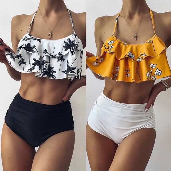 one-piece suits floral ruffled bikinis push up bikini 2021 high waist swimsuit plus size tank swimwear women halter biquini two piece
one-piece suits floral ruffled bikinis push up bikini 2021 high waist swimsuit plus size tank swimwear women halter biquini two piece
