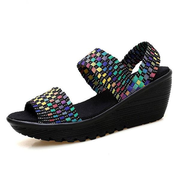 dress shoes women sandals 2021 summer woven for fashion slip on wedges breathable platform big size 35-41, Black
dress shoes women sandals 2021 summer woven for fashion slip on wedges breathable platform big size 35-41, Black