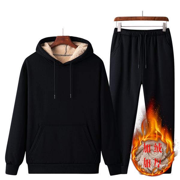 men's jackets male sports coat, thick fleece hoodie, designer clothes, jacket + trousers, warm in winter 0tuq, Black;brown
men's jackets male sports coat, thick fleece hoodie, designer clothes, jacket + trousers, warm in winter 0tuq, Black;brown