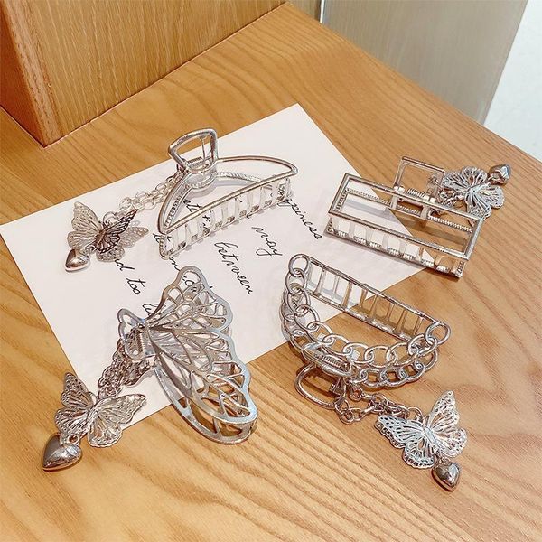 hair accessories korea hollow butterfly heart tassel pins women girl vintage metal silver color love pendant claw clip clamps jewelry
hair accessories korea hollow butterfly heart tassel pins women girl vintage metal silver color love pendant claw clip clamps jewelry