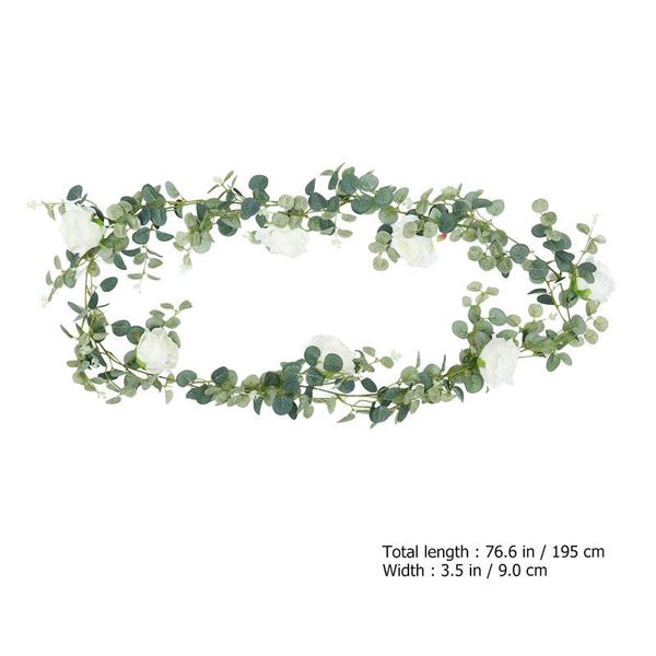 decorative flowers & wreaths 1 pc simulation rattan wall decor artificial eucalyptus flower rose leaf 1.95m hanging ornaments for home
decorative flowers & wreaths 1 pc simulation rattan wall decor artificial eucalyptus flower rose leaf 1.95m hanging ornaments for home