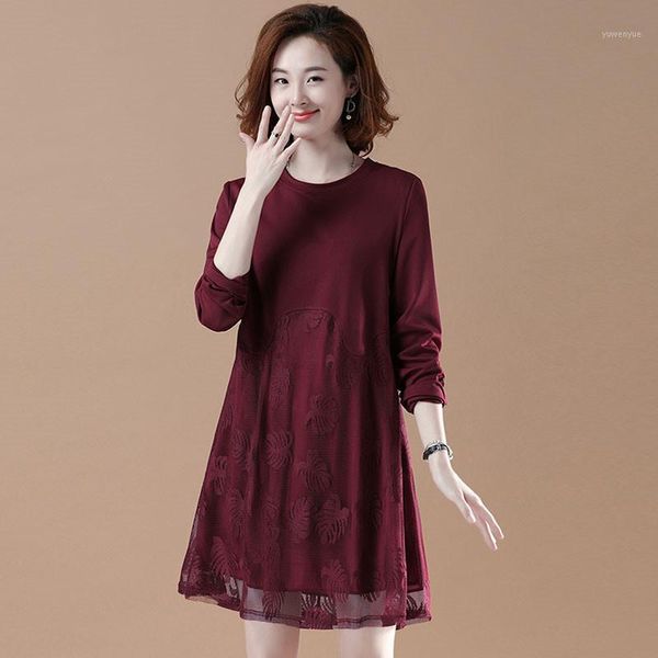 casual dresses 2021 spring autumn dress vintage large size 4xl 5xl women's lace loose long-sleeved shirt b63, Black;gray
casual dresses 2021 spring autumn dress vintage large size 4xl 5xl women's lace loose long-sleeved shirt b63, Black;gray