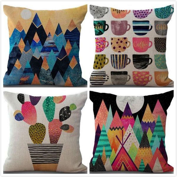 creative colorful geometry plants printed linen cushion cover sofa bed car dec brief covers wholesale fg576 cushion/decorative pillow
creative colorful geometry plants printed linen cushion cover sofa bed car dec brief covers wholesale fg576 cushion/decorative pillow