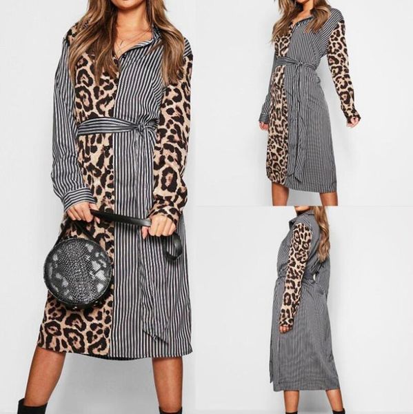casual dresses autumn spring fashion women dress chiffon long sleeve print patchwork maxi leopard a line party vestidos#c309, Black;gray
casual dresses autumn spring fashion women dress chiffon long sleeve print patchwork maxi leopard a line party vestidos#c309, Black;gray