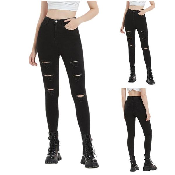 women's jeans women casual high waist skinny trousers stretchy ladies rippped slim denim pants outwearing tight black full length, Blue
women's jeans women casual high waist skinny trousers stretchy ladies rippped slim denim pants outwearing tight black full length, Blue