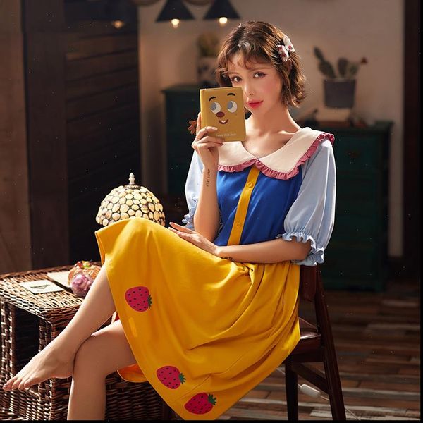 summer pajamas set cotton clothes women sleepwear viscose contrasting color dress ladies, Black;red
summer pajamas set cotton clothes women sleepwear viscose contrasting color dress ladies, Black;red