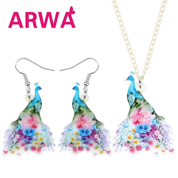 earrings & necklace arwa acrylic flower elegant peafowl peacock jewelry cute animal bird for women girls teens trendy gift charms, Silver
earrings & necklace arwa acrylic flower elegant peafowl peacock jewelry cute animal bird for women girls teens trendy gift charms, Silver