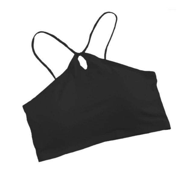 bustiers & corsets 50le women ice silk halter cross bandage bralette hollow keyhole seamless bra, Black;white
bustiers & corsets 50le women ice silk halter cross bandage bralette hollow keyhole seamless bra, Black;white