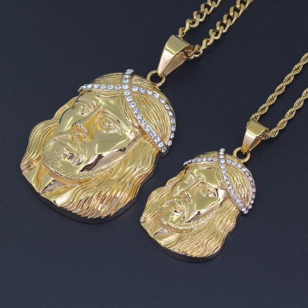 large size face jesus pendant stainless steel necklace hip hop jewelry sn143 necklaces, Silver
large size face jesus pendant stainless steel necklace hip hop jewelry sn143 necklaces, Silver