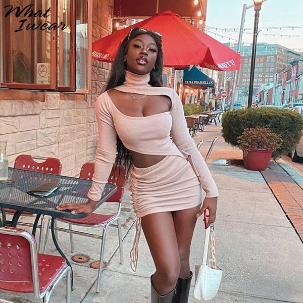 women's tracksuits long sleeve hollow out side drawstring mini skirts elegant fashion two piece set woman female suits streetwear outf, Gray
women's tracksuits long sleeve hollow out side drawstring mini skirts elegant fashion two piece set woman female suits streetwear outf, Gray