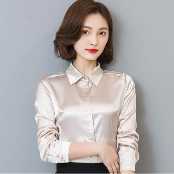 women's blouses & shirts 2021 arrival spring and fall female blouse plus size loose casual long sleeve imitate silk slim office women s, White
women's blouses & shirts 2021 arrival spring and fall female blouse plus size loose casual long sleeve imitate silk slim office women s, White