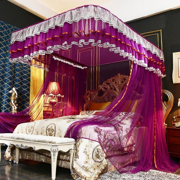 mosquito net purple green red brown luxury u type white lace rail stainless steel frame bedding set room decoration
mosquito net purple green red brown luxury u type white lace rail stainless steel frame bedding set room decoration
