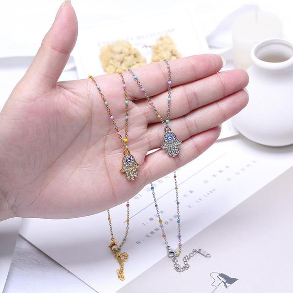 pendant necklaces juwang 2021 vintage clavicle chain necklace for women fatima hand evil eyes chokers fashion jewelry, Silver
pendant necklaces juwang 2021 vintage clavicle chain necklace for women fatima hand evil eyes chokers fashion jewelry, Silver