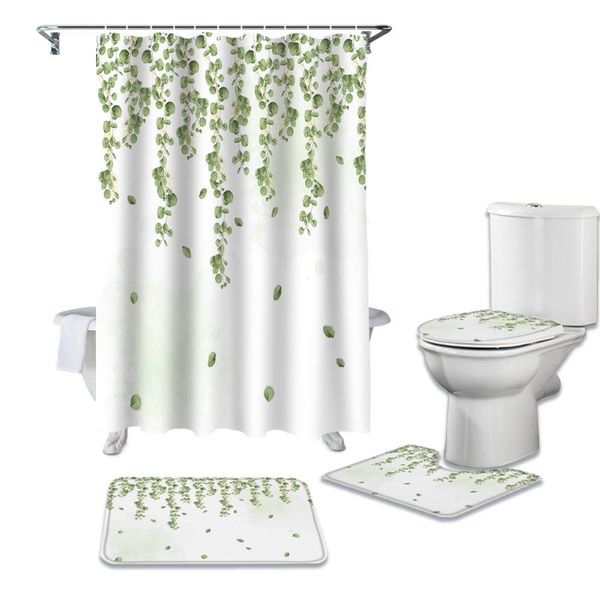 watercolor eucalyptus leaves plant green waterproof shower curtains set bathroom curtain and rug sets
watercolor eucalyptus leaves plant green waterproof shower curtains set bathroom curtain and rug sets
