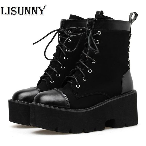 boots 2021 lace up ankle women spring autumn suede high heel chunky heels comfortable, Black
boots 2021 lace up ankle women spring autumn suede high heel chunky heels comfortable, Black
