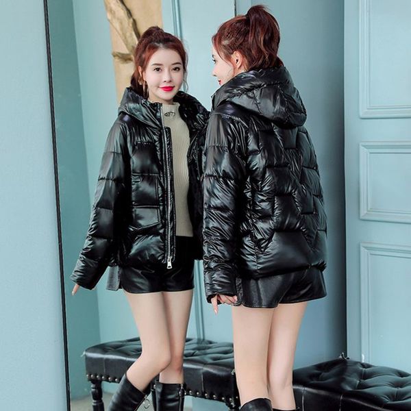 women's down & parkas winter women jacket slim female cotton hooded overcoat thick warm loose casual student coats1 h9xb, Black
women's down & parkas winter women jacket slim female cotton hooded overcoat thick warm loose casual student coats1 h9xb, Black