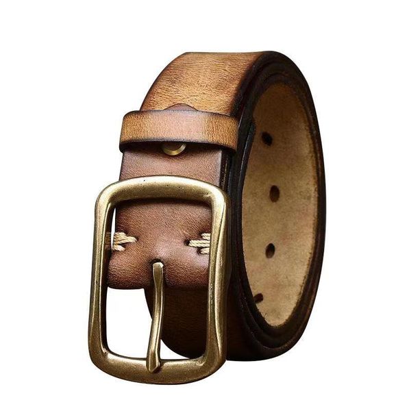 belts 3.8 belt men's genuine leather pure cowhide vintage distressed pleated brass buckle, Black;brown
belts 3.8 belt men's genuine leather pure cowhide vintage distressed pleated brass buckle, Black;brown