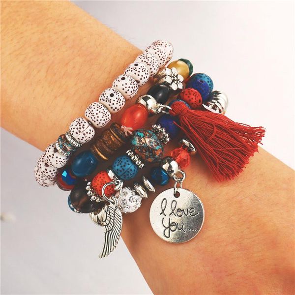 link, chain natural stone beaded zircon bracelet multi-circle tassel retro celebrity style bracelets for women jewelry drop, Black
link, chain natural stone beaded zircon bracelet multi-circle tassel retro celebrity style bracelets for women jewelry drop, Black