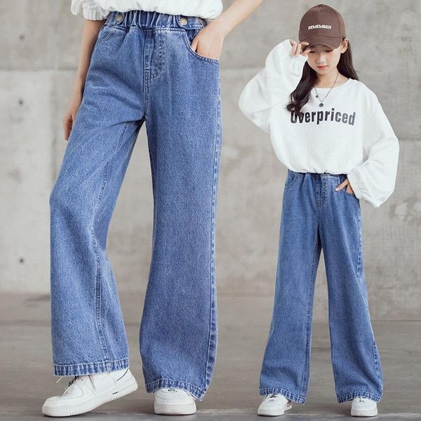 jeans children 2021 clothes for teenager fashion loose solid girls trousers autumn kids casual wide leg pants 6 8 10 12 14years, Blue
jeans children 2021 clothes for teenager fashion loose solid girls trousers autumn kids casual wide leg pants 6 8 10 12 14years, Blue