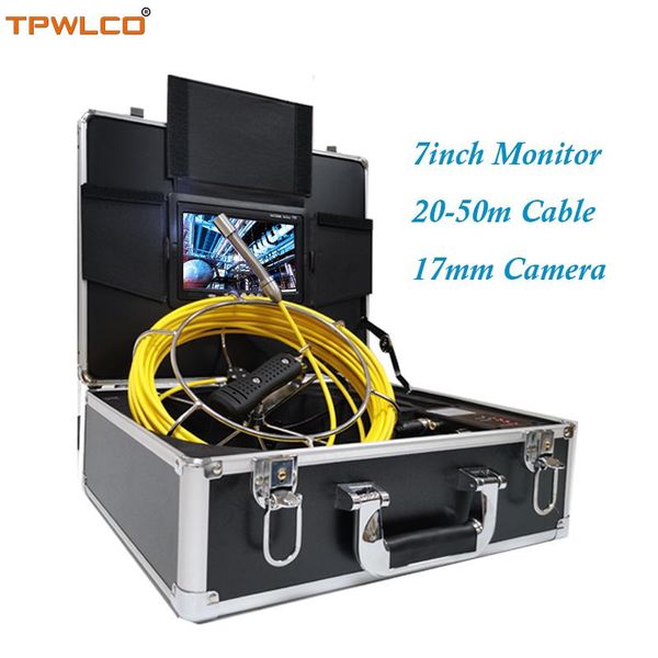7inch lcd screen endoscope pipe camera inspection system 20-50meter cable 4500ma battery diameter 17mm drain sewer ip cameras
7inch lcd screen endoscope pipe camera inspection system 20-50meter cable 4500ma battery diameter 17mm drain sewer ip cameras