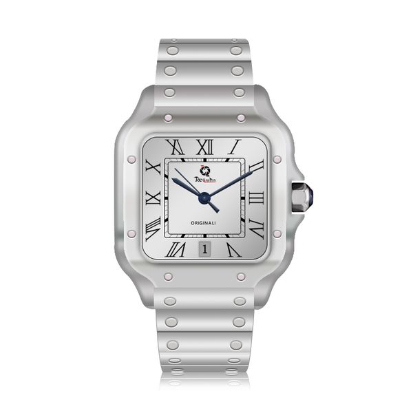 men's automatic mechanical watch requin santo silver white stainless steel strap wssa three-hand calendar sapphire dial fashion casual, Slivery;brown
men's automatic mechanical watch requin santo silver white stainless steel strap wssa three-hand calendar sapphire dial fashion casual, Slivery;brown