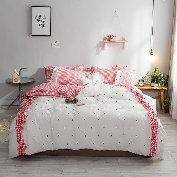 bedding sets 2021 washed cotton king size set soft bedclothes luxury duvet/quilt cover bed linen sheet 4 pieces
bedding sets 2021 washed cotton king size set soft bedclothes luxury duvet/quilt cover bed linen sheet 4 pieces