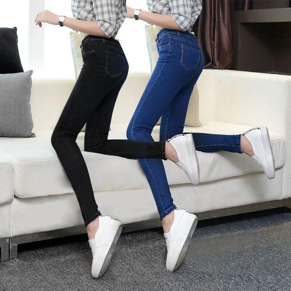 women's pants & capris high waist jeans 2021 spring and autumn korean version slim elastic tight simple small leg, Black;white
women's pants & capris high waist jeans 2021 spring and autumn korean version slim elastic tight simple small leg, Black;white