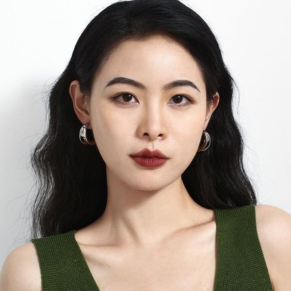 hoop & huggie women's earrings korean fashion vintage jewelry simple punk small accessories, Golden;silver
hoop & huggie women's earrings korean fashion vintage jewelry simple punk small accessories, Golden;silver
