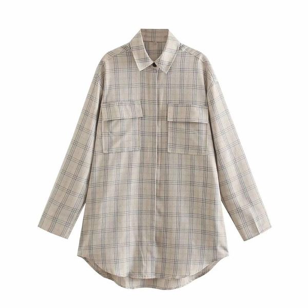 women's jackets dylqfs women plaid fashion single breasted oversized vintage long sleeve coat female elegant streetwear casual jacket c, Black;brown
women's jackets dylqfs women plaid fashion single breasted oversized vintage long sleeve coat female elegant streetwear casual jacket c, Black;brown