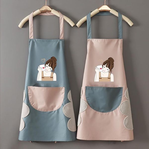 aprons 1pc kitchen wipeable waterproof oil-proof cartoon wreath nail shop apron for women baking accessories 68*72cm
aprons 1pc kitchen wipeable waterproof oil-proof cartoon wreath nail shop apron for women baking accessories 68*72cm
