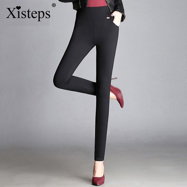 women's leggings xisteps 2021 pencil pants four color plus size s-4xl formal trousers high waist strech skinny femme pantalon, Black
women's leggings xisteps 2021 pencil pants four color plus size s-4xl formal trousers high waist strech skinny femme pantalon, Black