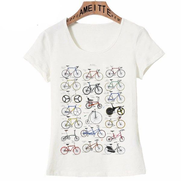 women's t-shirt a collection of bicycles print fashion women short sleeve casual cute girl funny bikes design hip hop tees, White
women's t-shirt a collection of bicycles print fashion women short sleeve casual cute girl funny bikes design hip hop tees, White