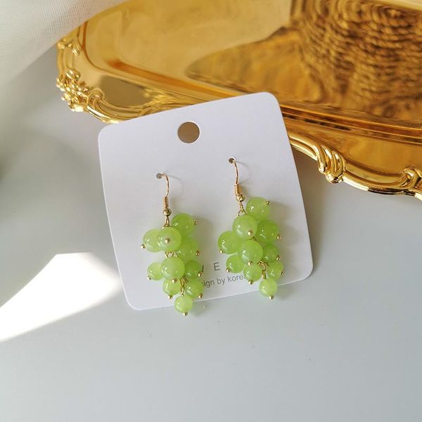 dangle & chandelier korea style cute elegant sweet simple green grapes minority fruit hoop earrings for women fashion jewelry accessories, Silver
dangle & chandelier korea style cute elegant sweet simple green grapes minority fruit hoop earrings for women fashion jewelry accessories, Silver