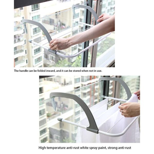 hooks & rails 1pc stainless steel drying shoe rack portable multi-function window laundry balcony towel clothes diaper dryer storage
hooks & rails 1pc stainless steel drying shoe rack portable multi-function window laundry balcony towel clothes diaper dryer storage
