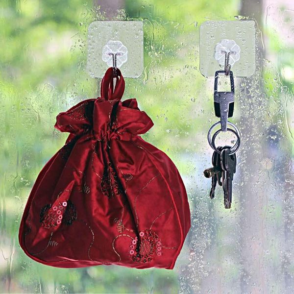 hangers & racks strong adhesive wall hook transparent removable hanger hooks for bathroom kitchen ty53
hangers & racks strong adhesive wall hook transparent removable hanger hooks for bathroom kitchen ty53