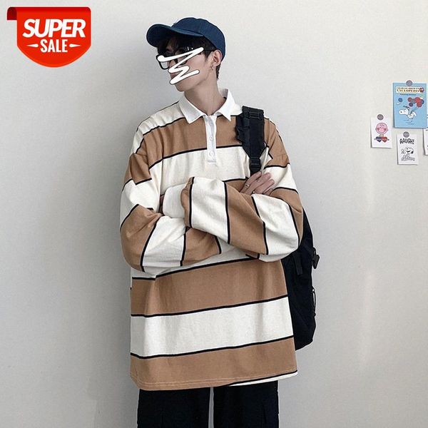 intfeday plus size men's long-sleeved t-shirt chic men and women color striped polo shirt sweater #r72b, Black
intfeday plus size men's long-sleeved t-shirt chic men and women color striped polo shirt sweater #r72b, Black