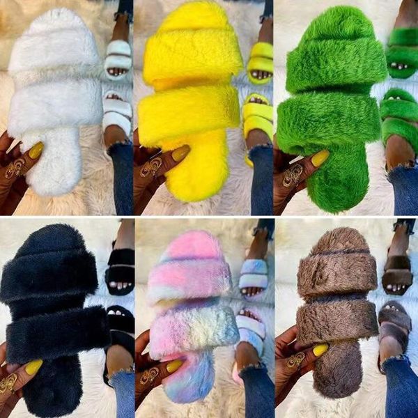 autumn/winter large size fur slippers women flat-bottomed open-toe casual double-layer home durable sandals, Black
autumn/winter large size fur slippers women flat-bottomed open-toe casual double-layer home durable sandals, Black