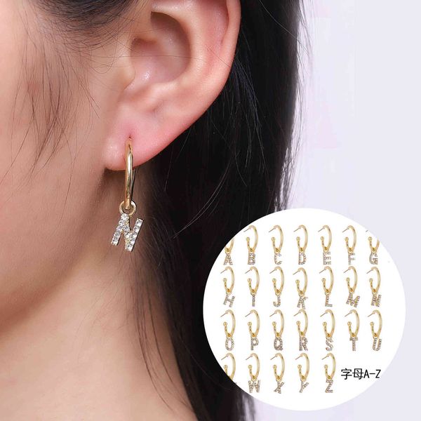 26 english letter earrings female fan fashion accessories personality diamond 925 silver needle ear jewelry
26 english letter earrings female fan fashion accessories personality diamond 925 silver needle ear jewelry