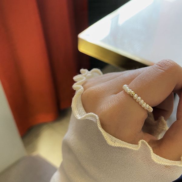 natural freshwater pearl baroque pearl index finger korean net red same temperament ring jz06, Silver
natural freshwater pearl baroque pearl index finger korean net red same temperament ring jz06, Silver
