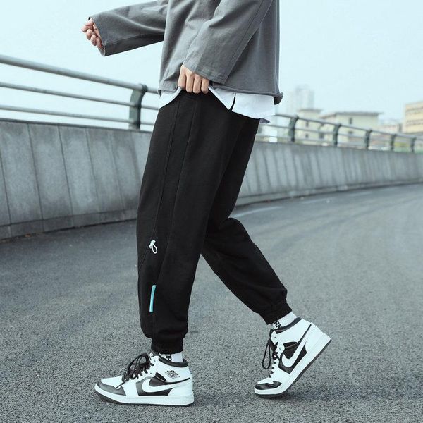 men's pants 2021 young trendy and handsome little leggings simple loose casual sports fashion brand harem, Black
men's pants 2021 young trendy and handsome little leggings simple loose casual sports fashion brand harem, Black