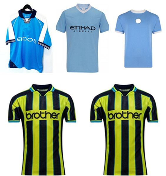 1972 thailand retro man soccer jerseys 98 99 city 2011/12 wembley clough home tevez kun agüero dzeko kompany vintage manchester shirts class, Black;yellow
1972 thailand retro man soccer jerseys 98 99 city 2011/12 wembley clough home tevez kun agüero dzeko kompany vintage manchester shirts class, Black;yellow