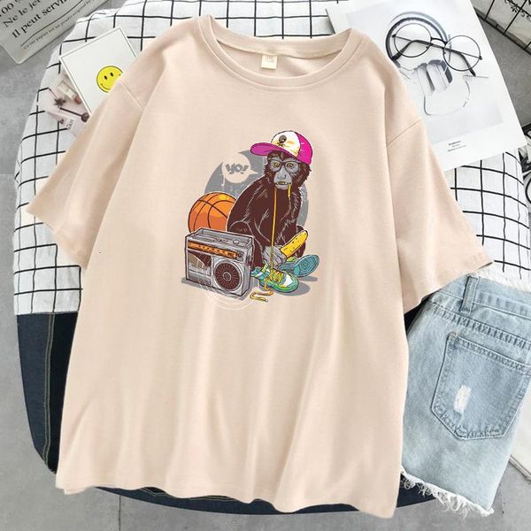 women's t-shirt fashion monkey music print women t-shirts loose soft tshirts crewneck tee clothes summer simplicity casual t shirt kzsa, White
women's t-shirt fashion monkey music print women t-shirts loose soft tshirts crewneck tee clothes summer simplicity casual t shirt kzsa, White