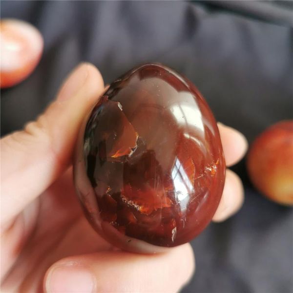 45-55mm 1pcs natural colorful red agate egg polished quartz crystal healing stones decorative objects & figurines
45-55mm 1pcs natural colorful red agate egg polished quartz crystal healing stones decorative objects & figurines
